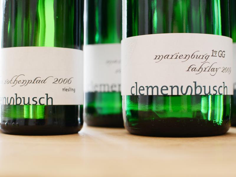 Clemens Busch Weinflaschen